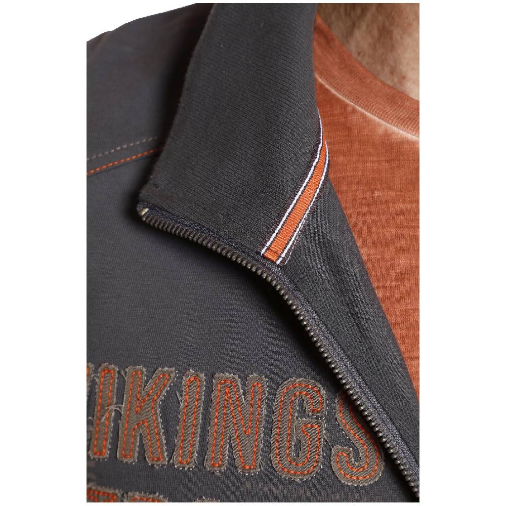 Jan Vanderstorm Sweatshirt THORALF Braun