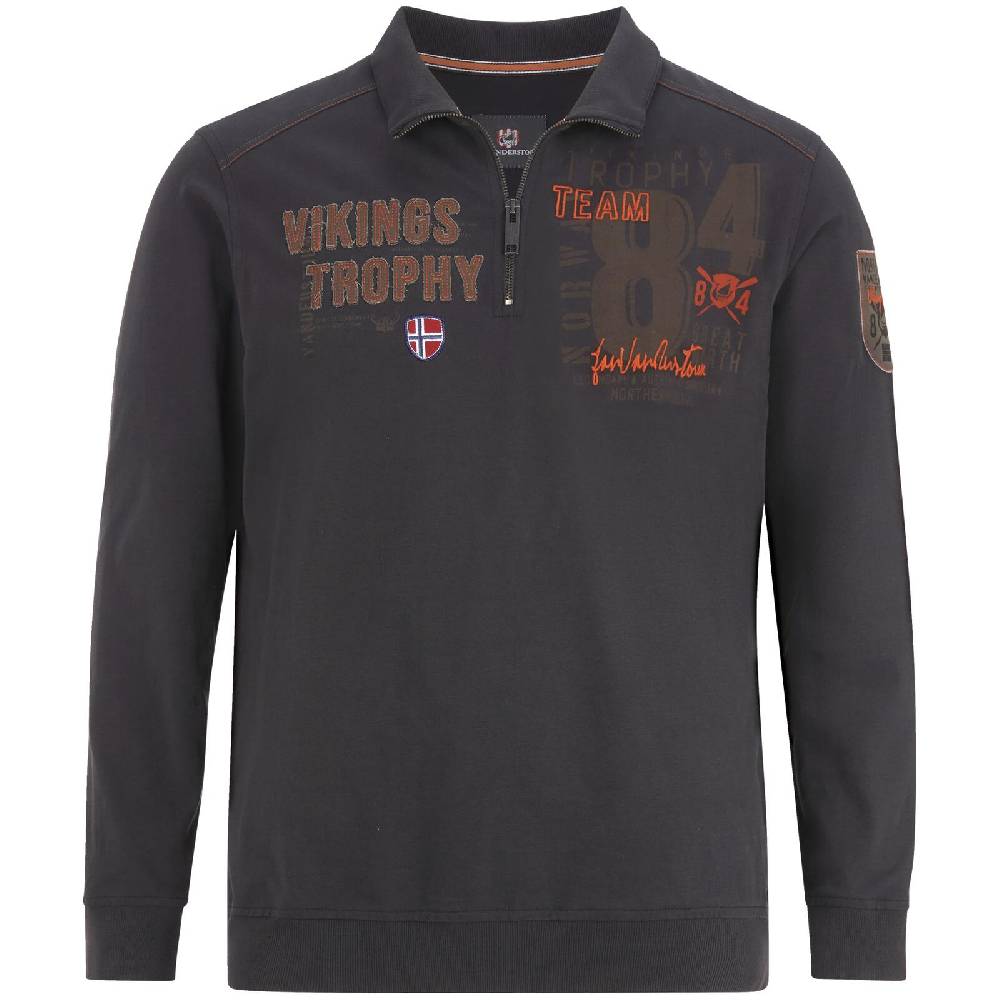 Jan Vanderstorm Sweatshirt THORALF braun