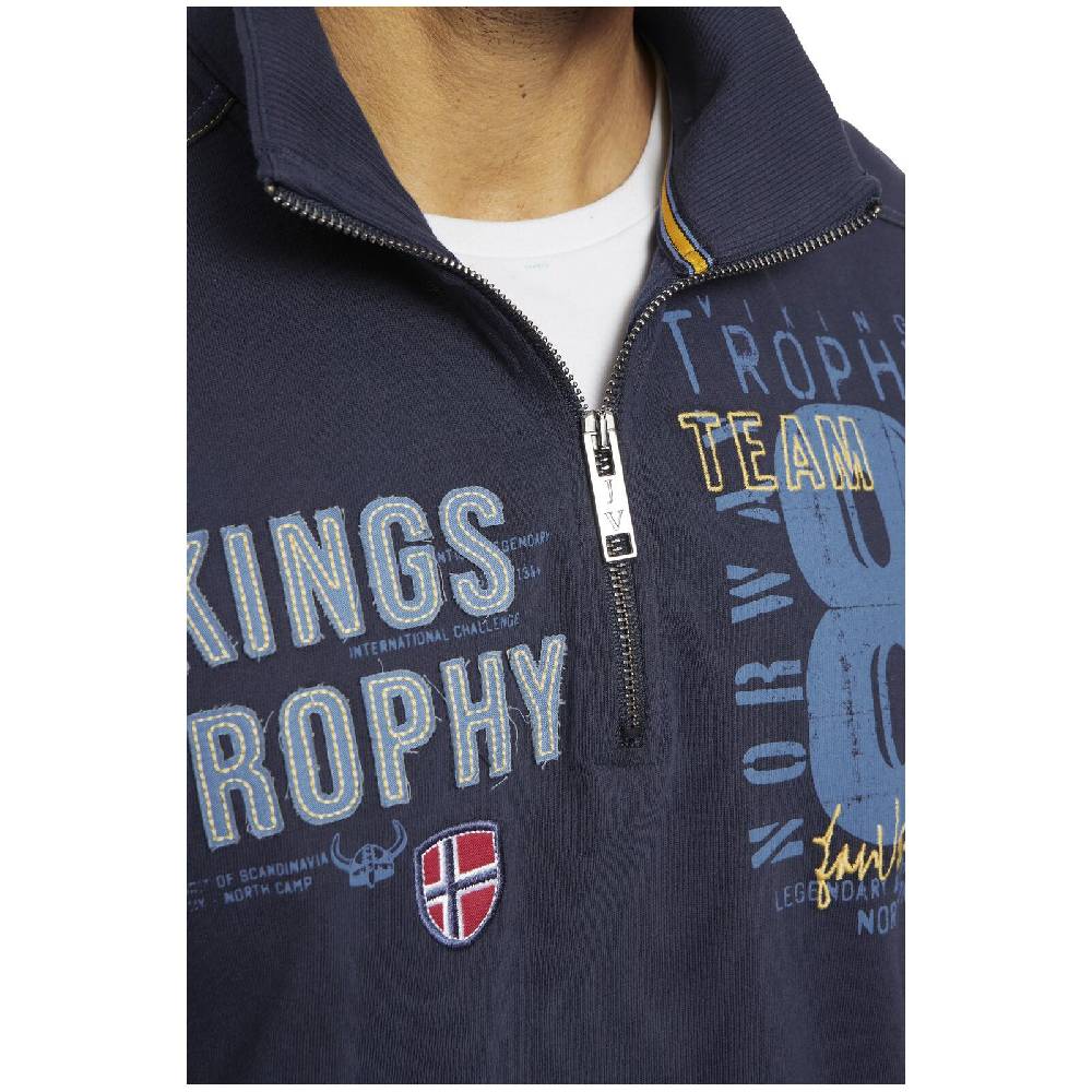 Jan Vanderstorm Sweatshirt THORALF Dunkelblau