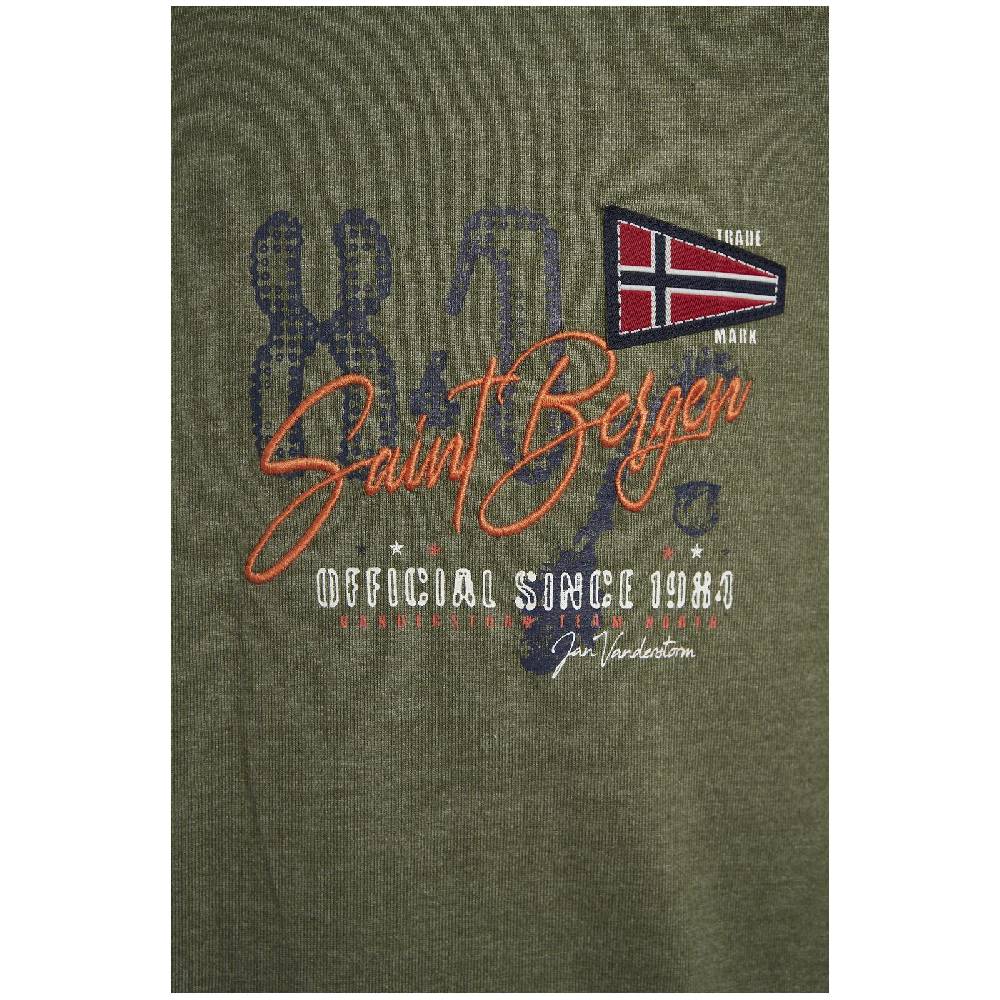 Jan Vanderstorm Sweatshirt THORBEN Khaki Melange