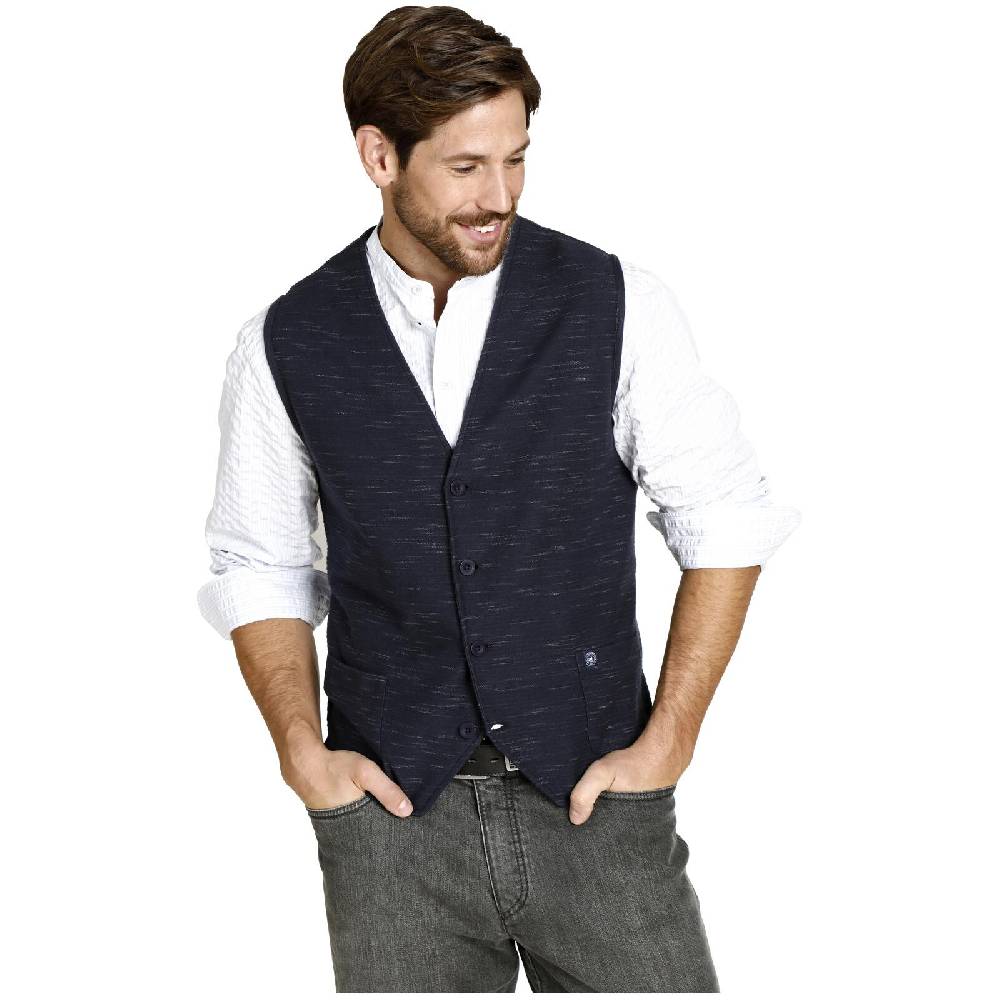 Jan Vanderstorm Sweatweste AHLMANN Dunkelblau