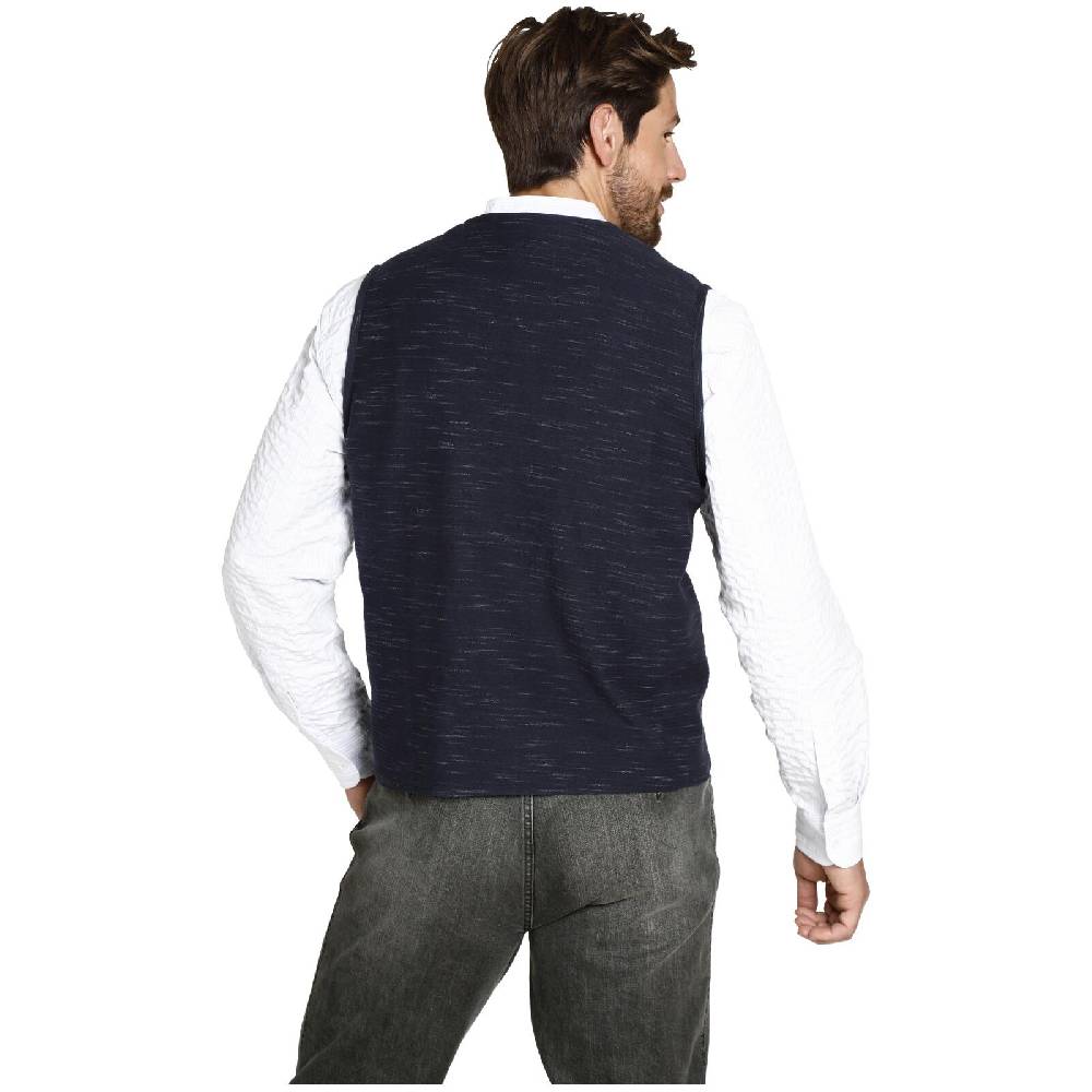 Jan Vanderstorm Sweatweste AHLMANN Dunkelblau