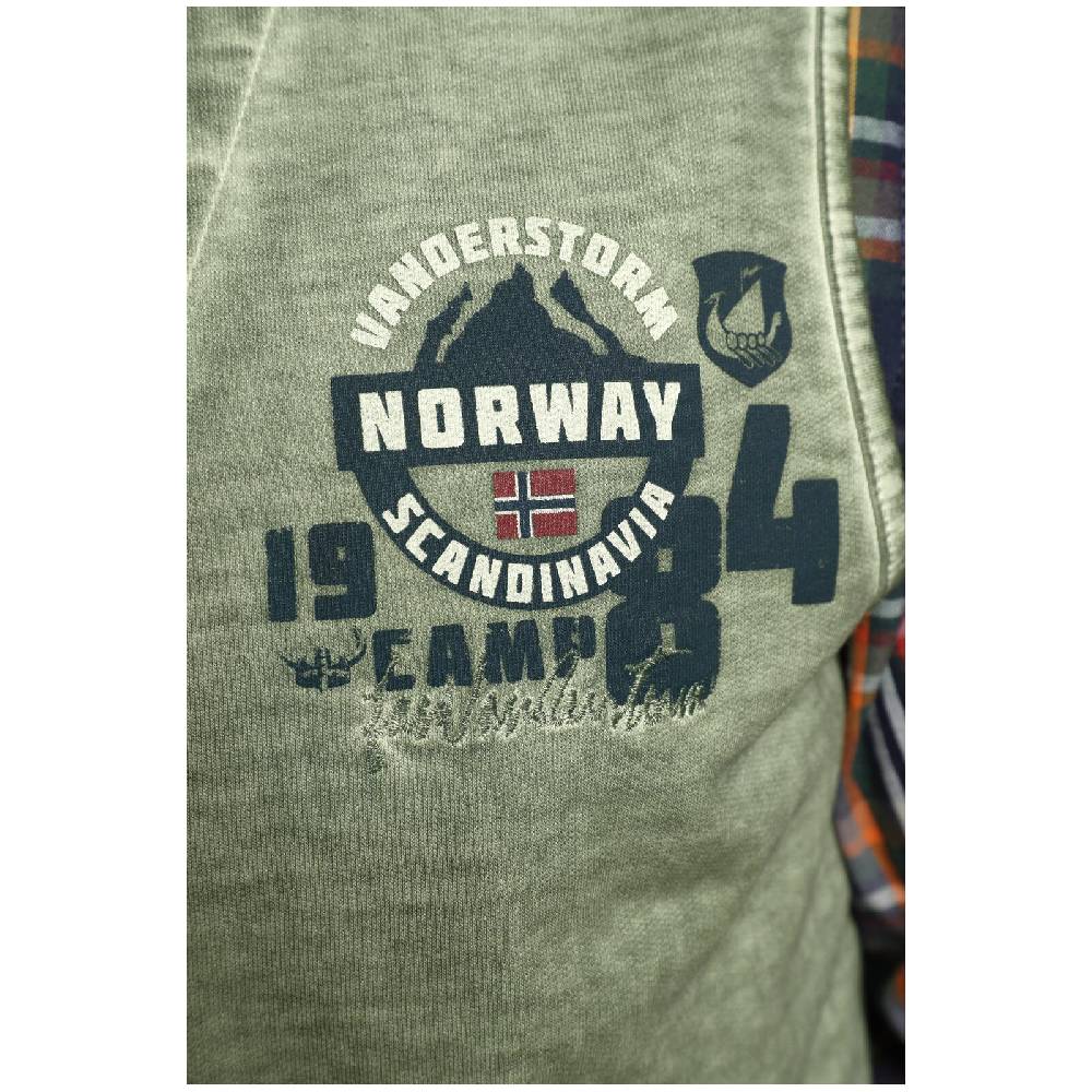 Jan Vanderstorm Sweatweste TORGILS Oliv