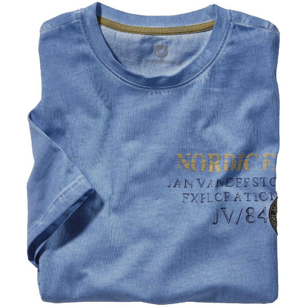 Jan Vanderstorm T-Shirt ANDJORN Blau