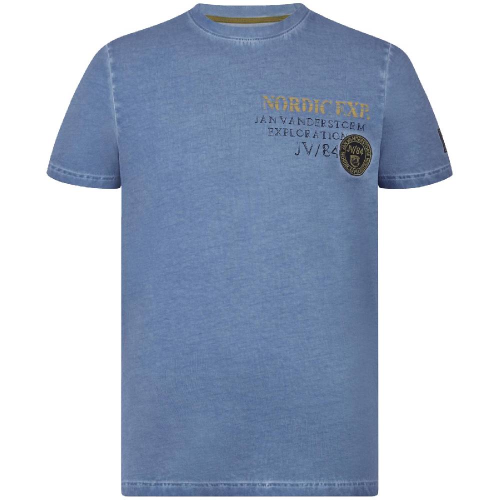 Jan Vanderstorm T-Shirt ANDJORN blau