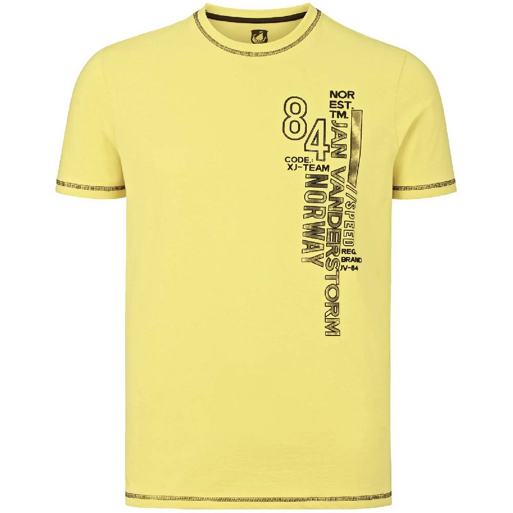 Jan Vanderstorm T-Shirt BARRIT gelb