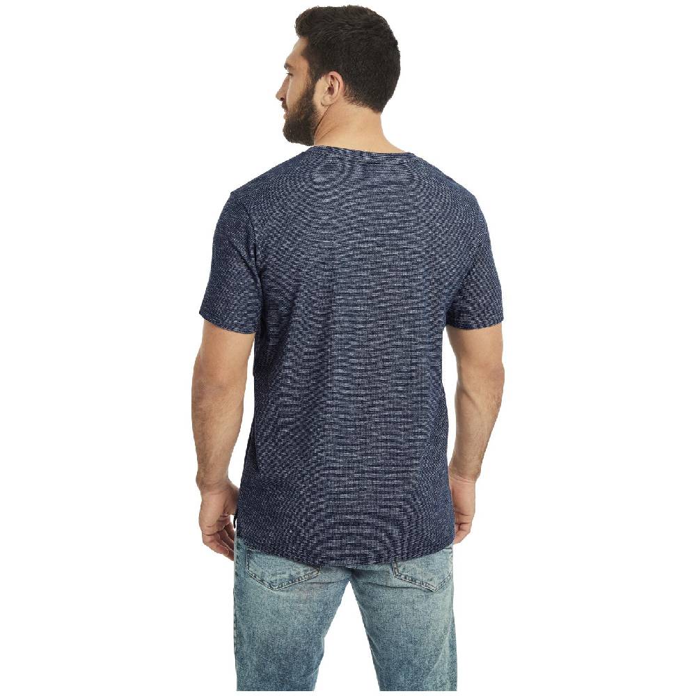 Jan Vanderstorm T-Shirt BENKT Dunkelblau Melange