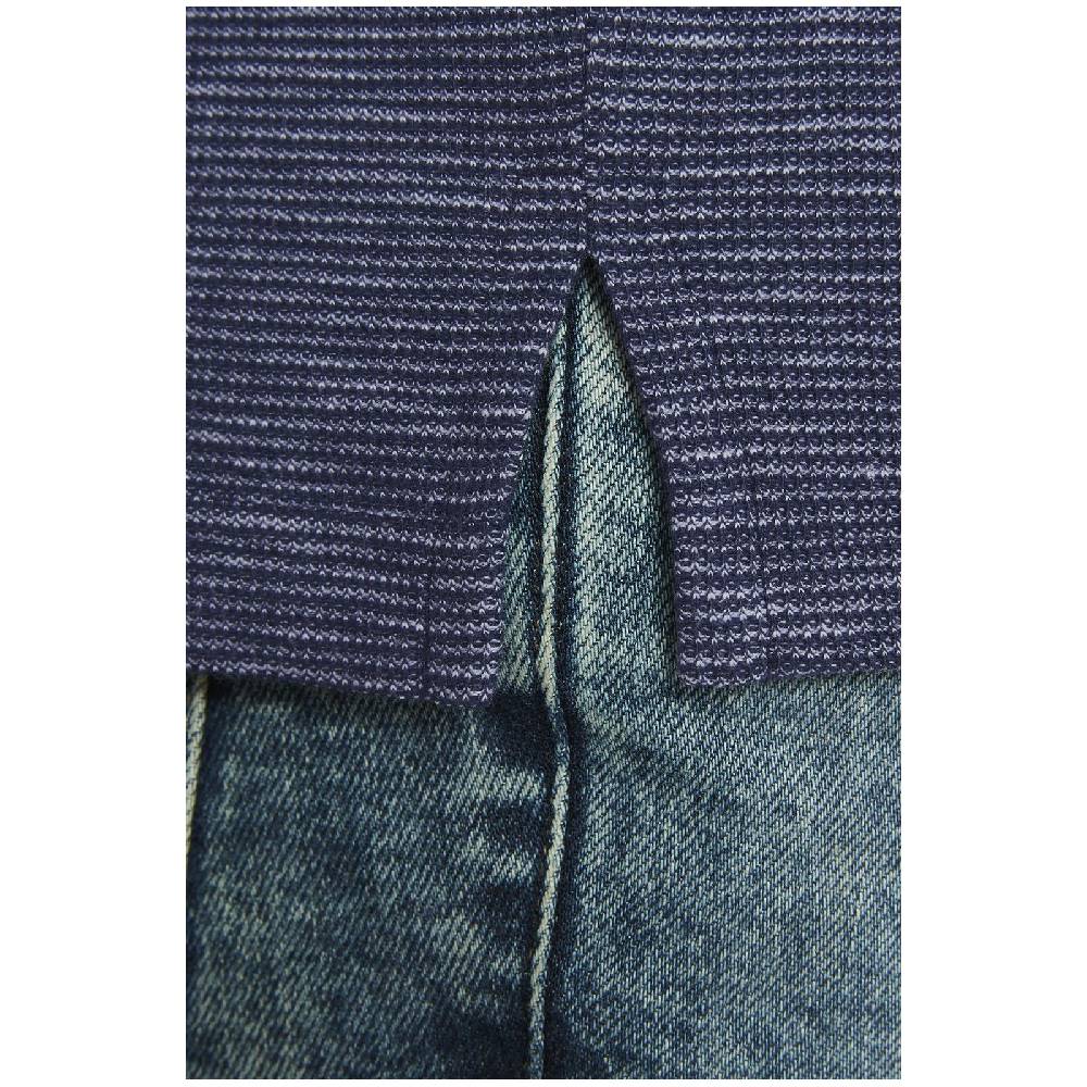 Jan Vanderstorm T-Shirt BENKT Dunkelblau Melange