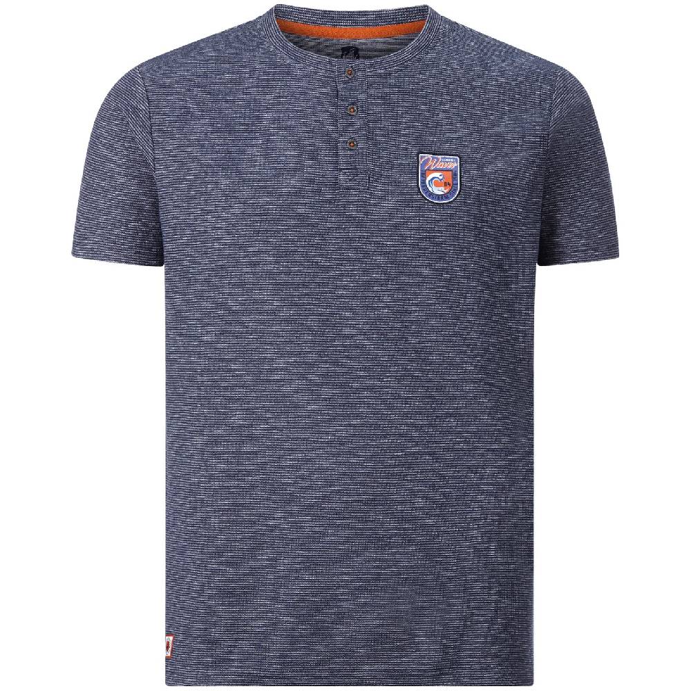 Jan Vanderstorm T-Shirt BENKT dunkelblau melange