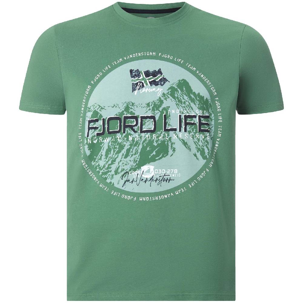 Jan Vanderstorm T-Shirt BENYAMIN grün