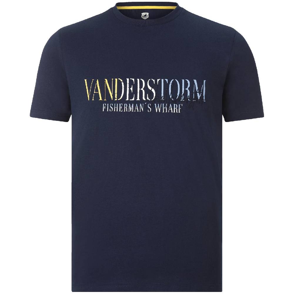 Jan Vanderstorm T-Shirt BERGTHOR dunkelblau