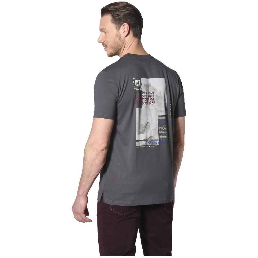 Jan Vanderstorm T-Shirt BERNWALD Dunkelgrau