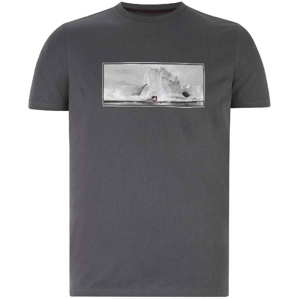 Jan Vanderstorm T-Shirt BERNWALD dunkelgrau