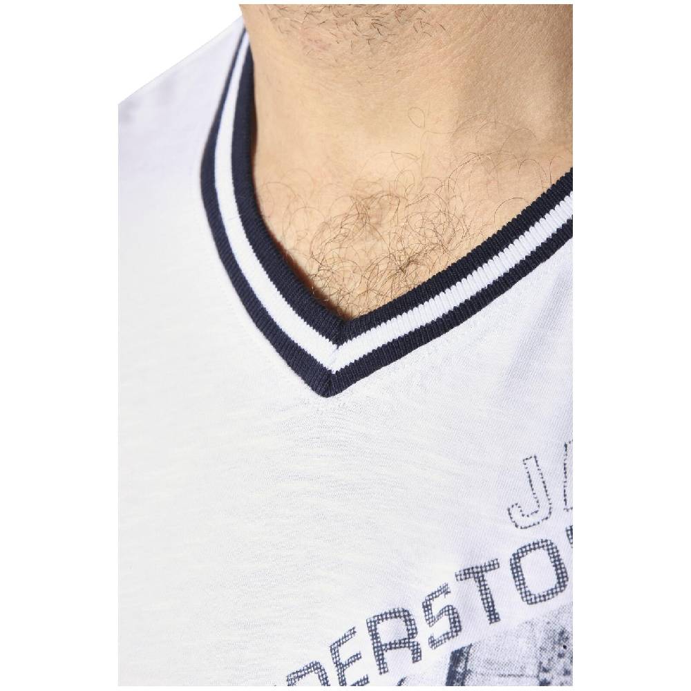 Jan Vanderstorm T-Shirt BRYNO Weiß