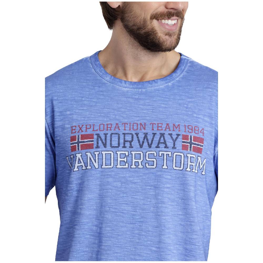 Jan Vanderstorm T-Shirt DIETHELM Blau