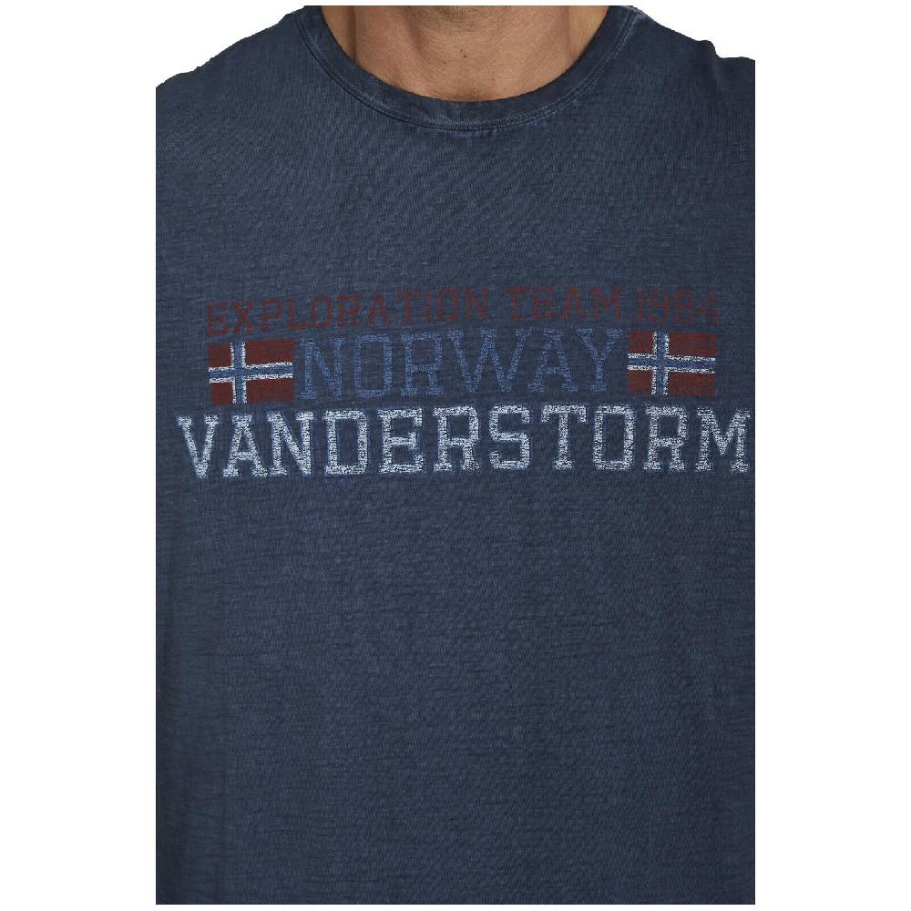 Jan Vanderstorm T-Shirt DIETHELM Dunkelblau