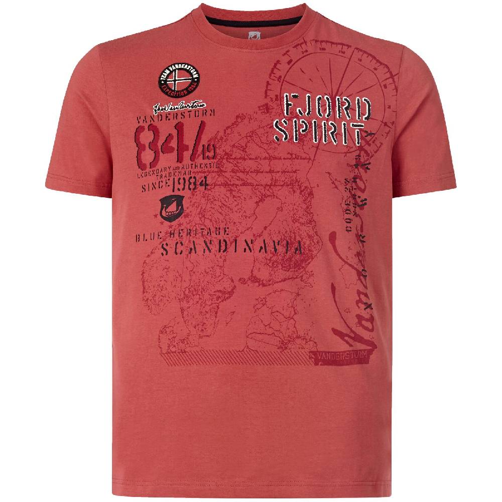 Jan Vanderstorm T-Shirt DOMINIK rot