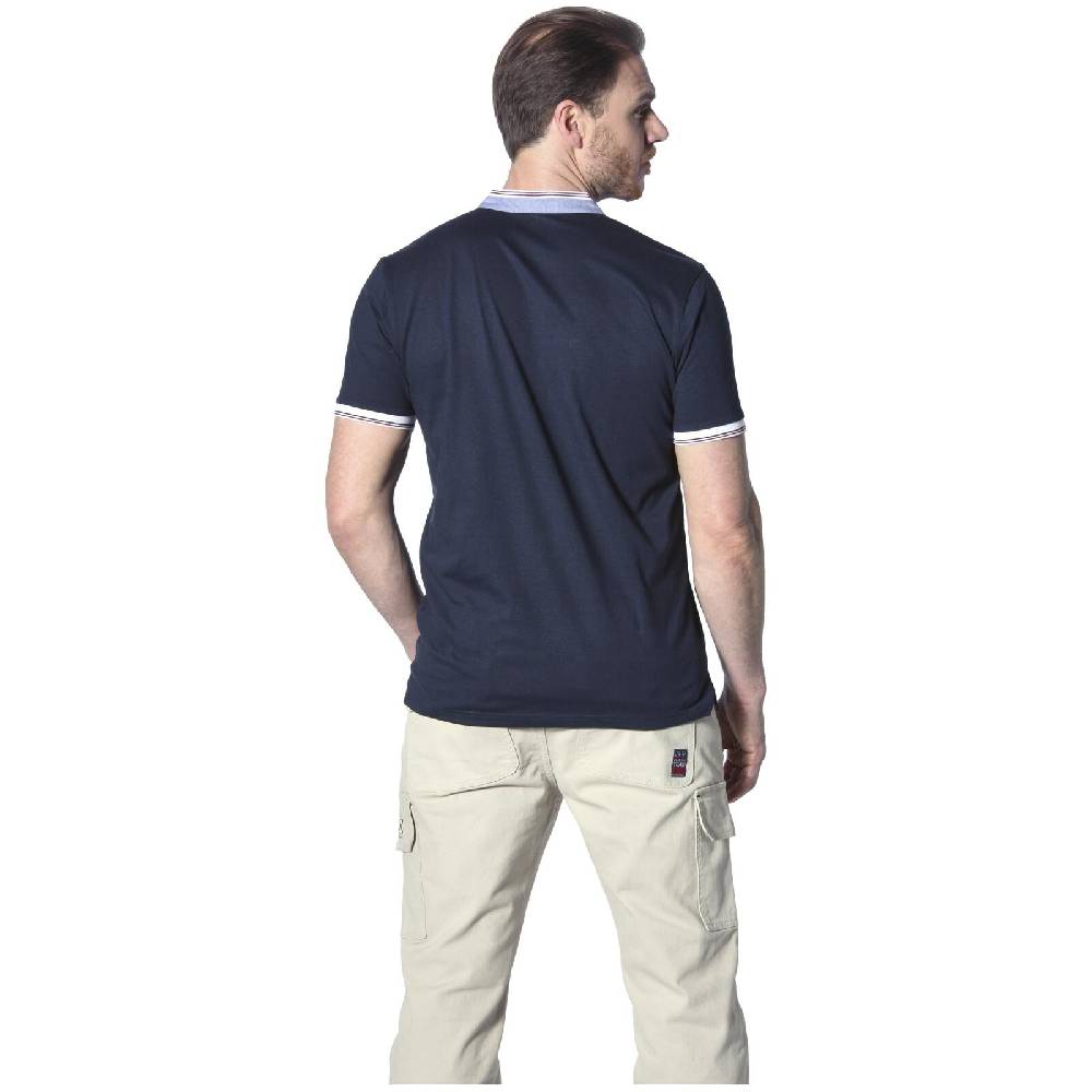 Jan Vanderstorm T-Shirt EDFINN Dunkelblau