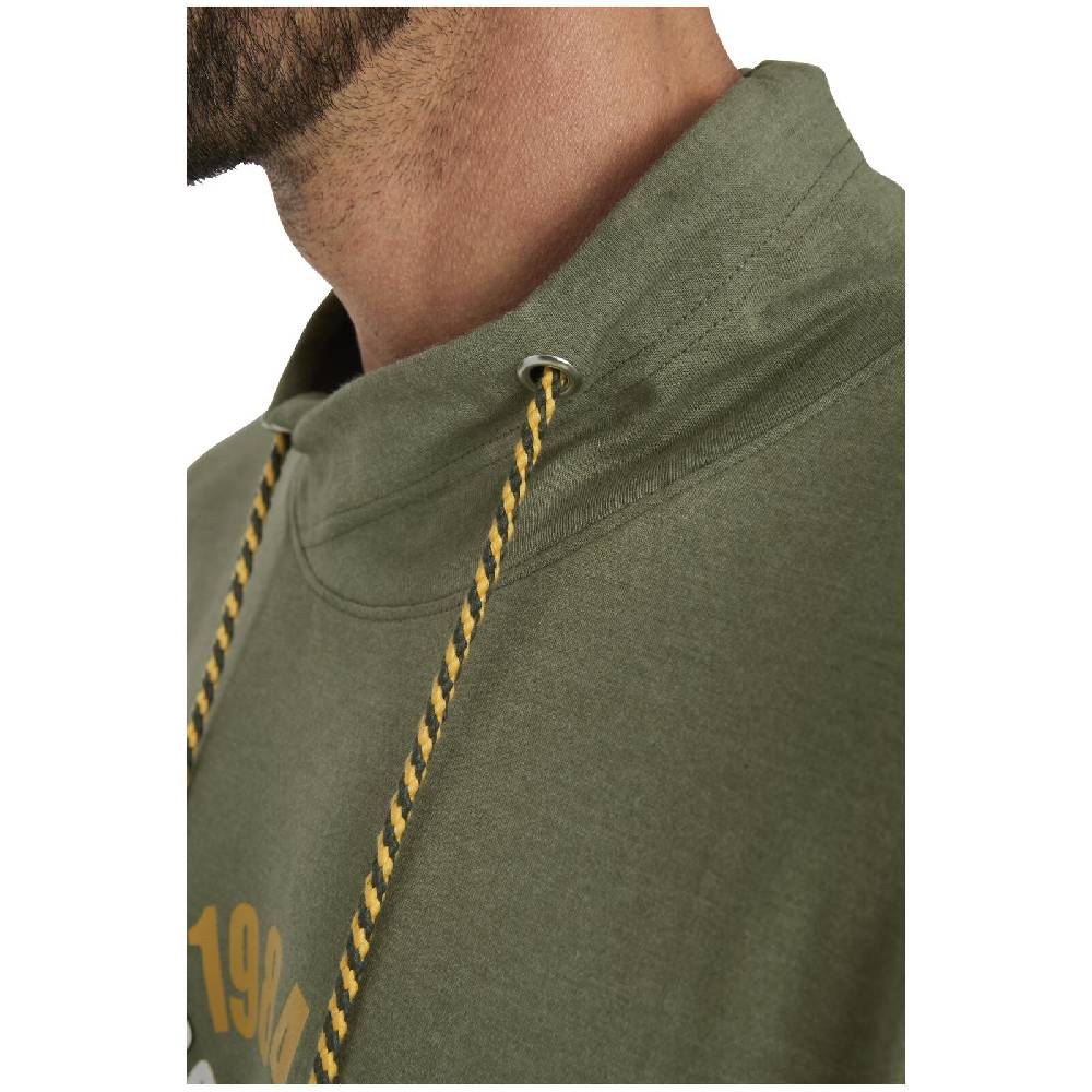 Jan Vanderstorm T-Shirt ELBERG Oliv Melange