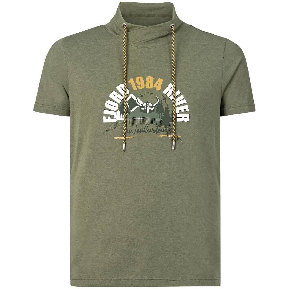 Jan Vanderstorm T-Shirt ELBERG oliv melange