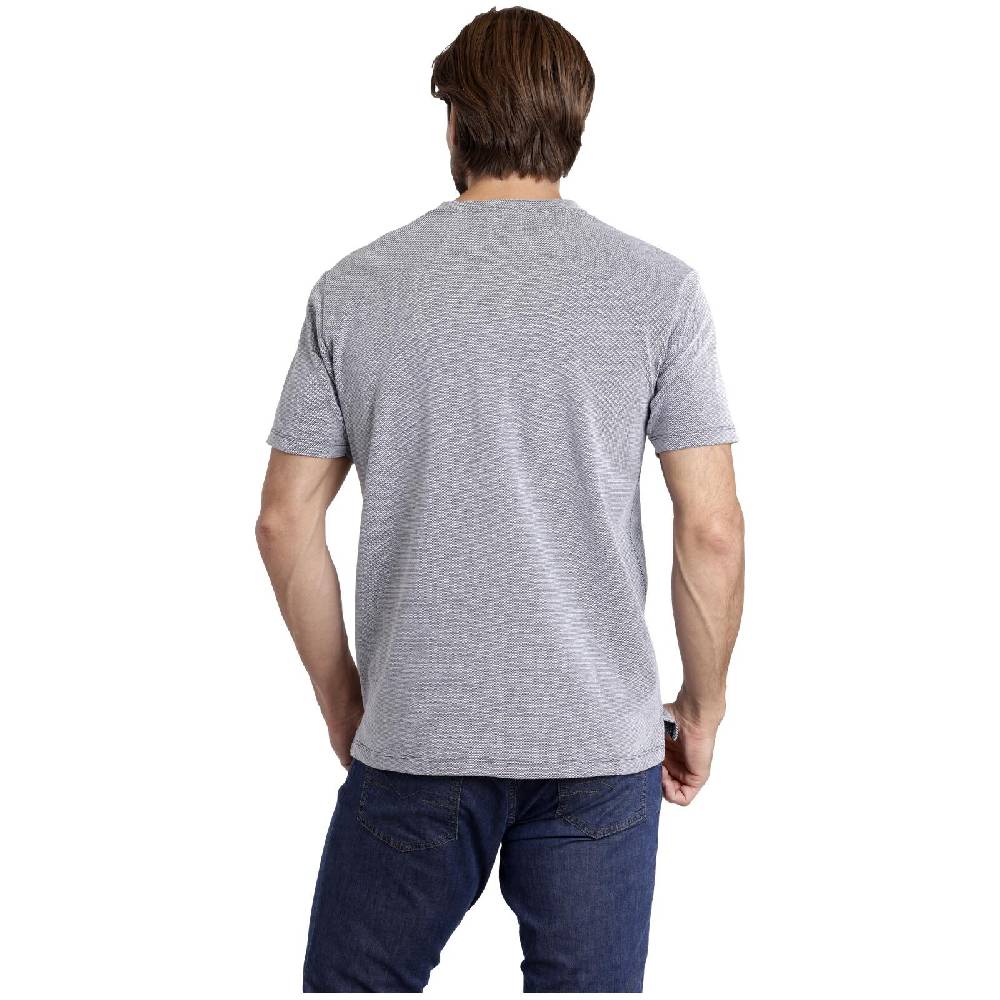 Jan Vanderstorm T-Shirt EWALD Blau Melange