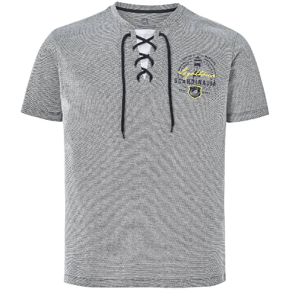 Jan Vanderstorm T-Shirt EWALD blau melange