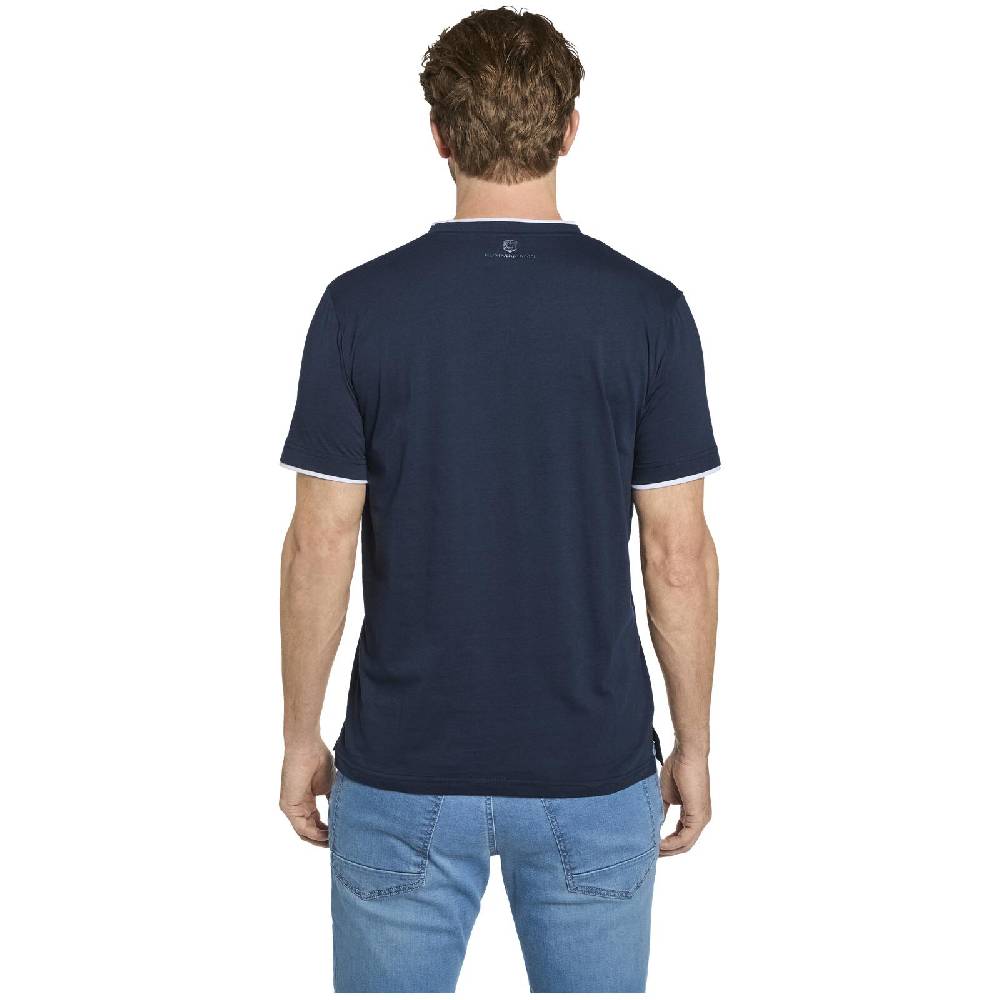 Jan Vanderstorm T-Shirt FLEMMING Dunkelblau