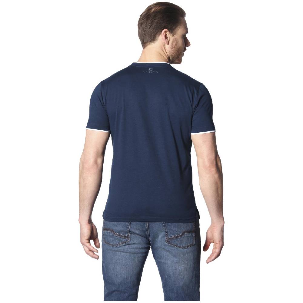 Jan Vanderstorm T-Shirt FLEMMING Dunkelblau