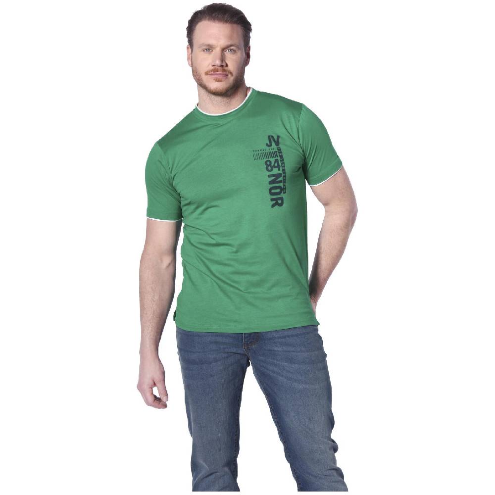 Jan Vanderstorm T-Shirt FLEMMING Grün