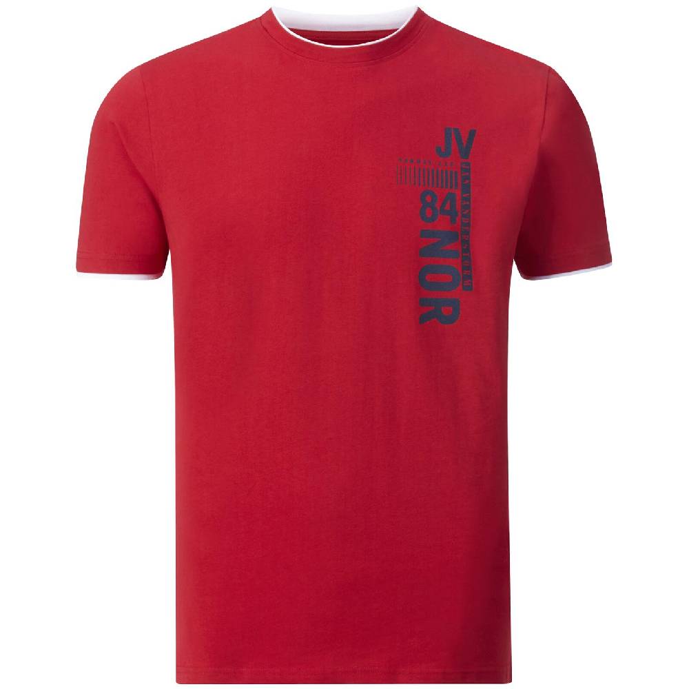Jan Vanderstorm T-Shirt FLEMMING rot