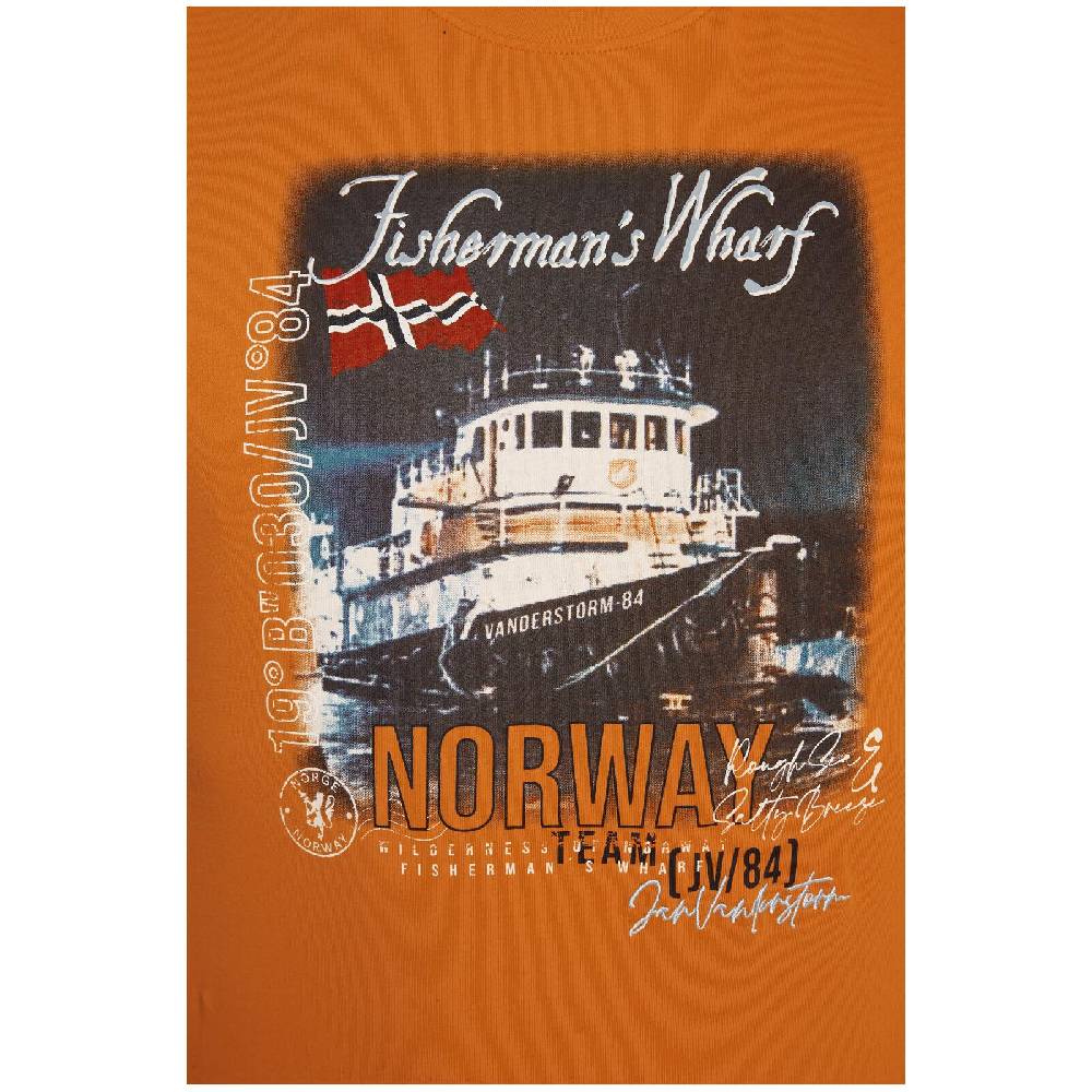 Jan Vanderstorm T-Shirt GAARD Orange