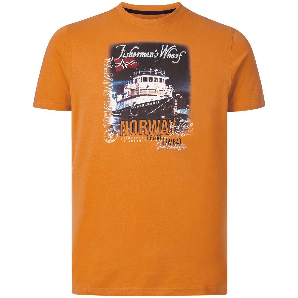 Jan Vanderstorm T-Shirt GAARD orange