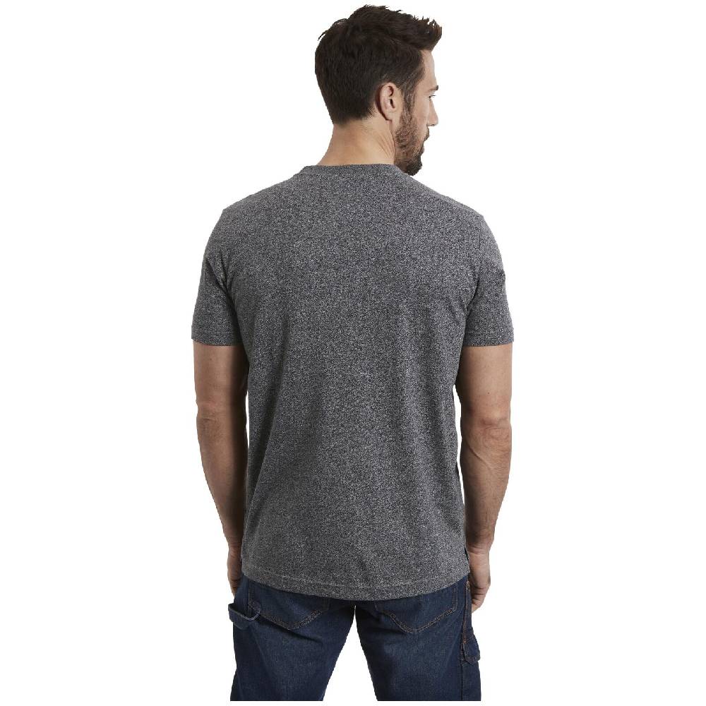 Jan Vanderstorm T-Shirt GAURI Dunkelgrau Melange