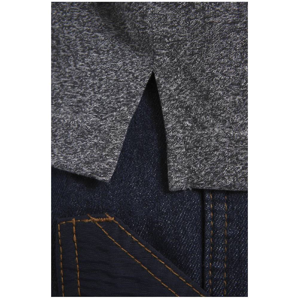 Jan Vanderstorm T-Shirt GAURI Dunkelgrau Melange