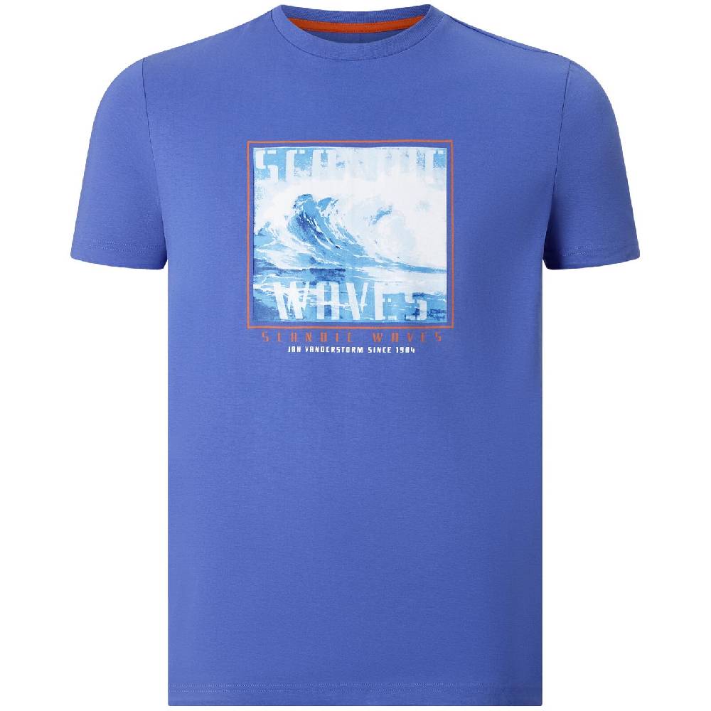 Jan Vanderstorm T-Shirt GERFRIED royal blau