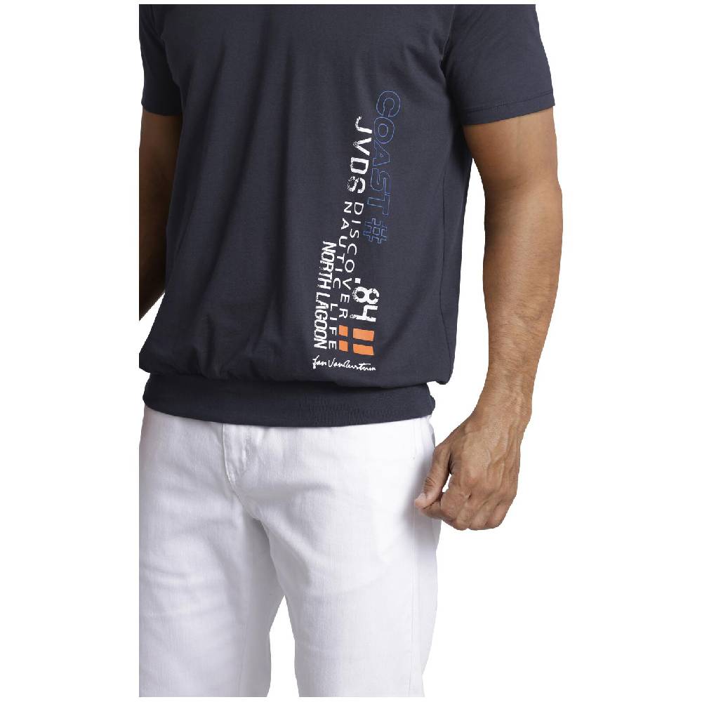 Jan Vanderstorm T-Shirt GILBRECHT Dunkelblau