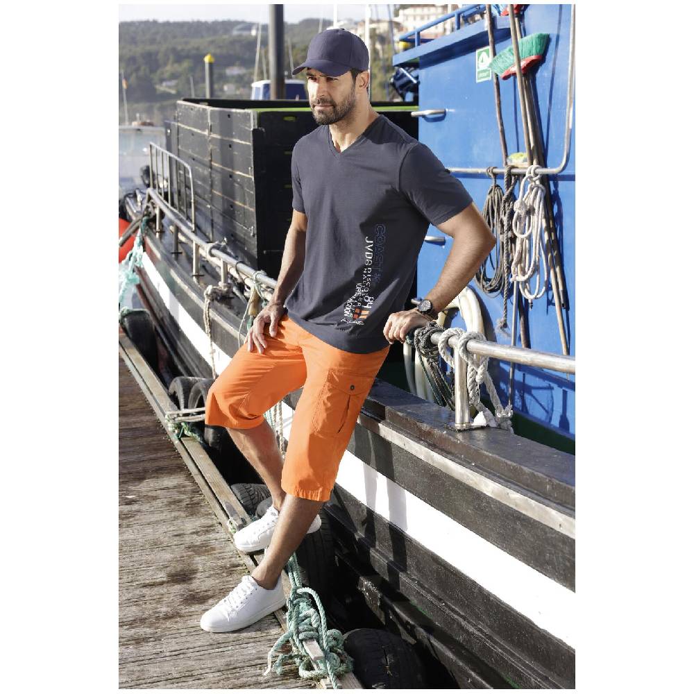 Jan Vanderstorm T-Shirt GILBRECHT Dunkelblau