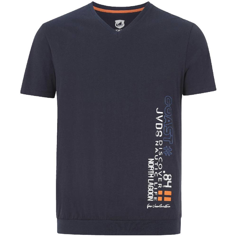 Jan Vanderstorm T-Shirt GILBRECHT dunkelblau