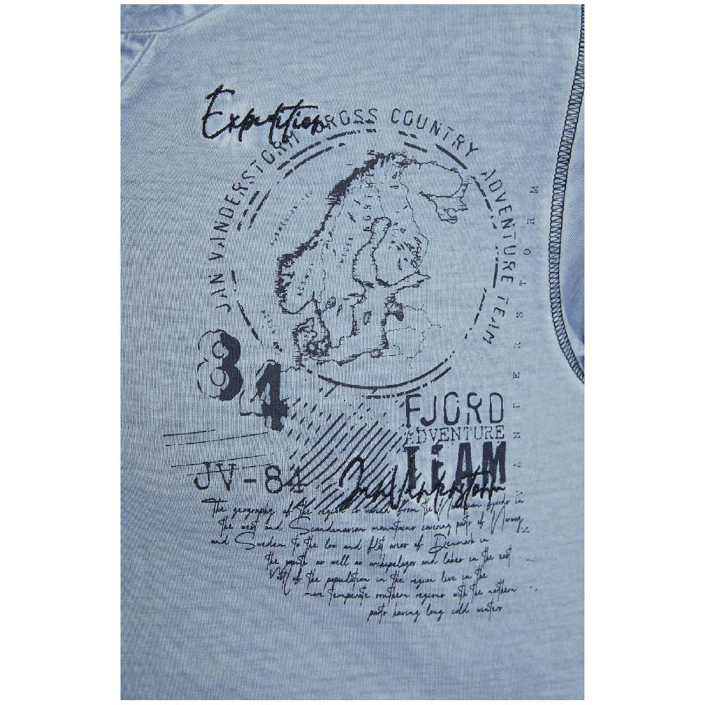 Jan Vanderstorm T-Shirt GODBERT Hellblau