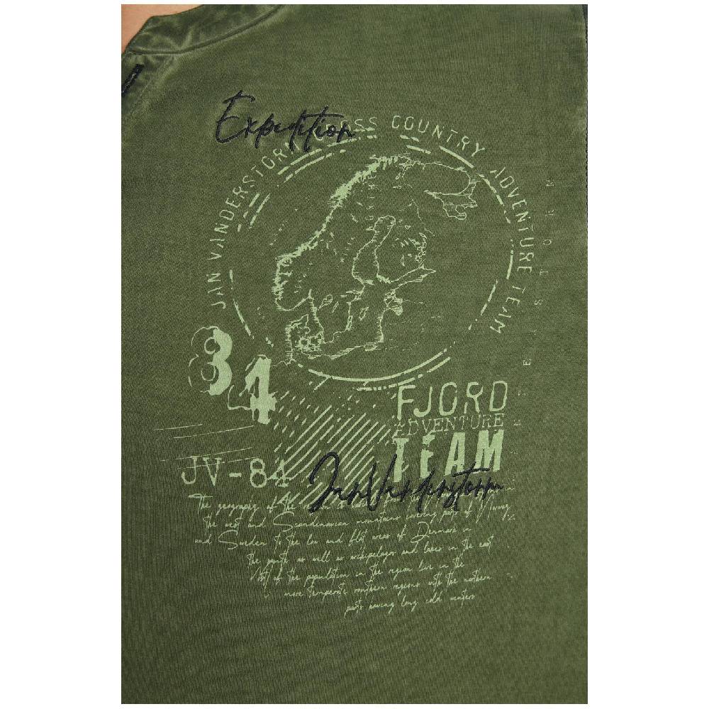 Jan Vanderstorm T-Shirt GODBERT Oliv