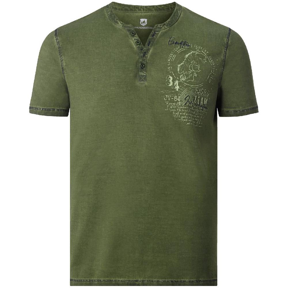 Jan Vanderstorm T-Shirt GODBERT oliv