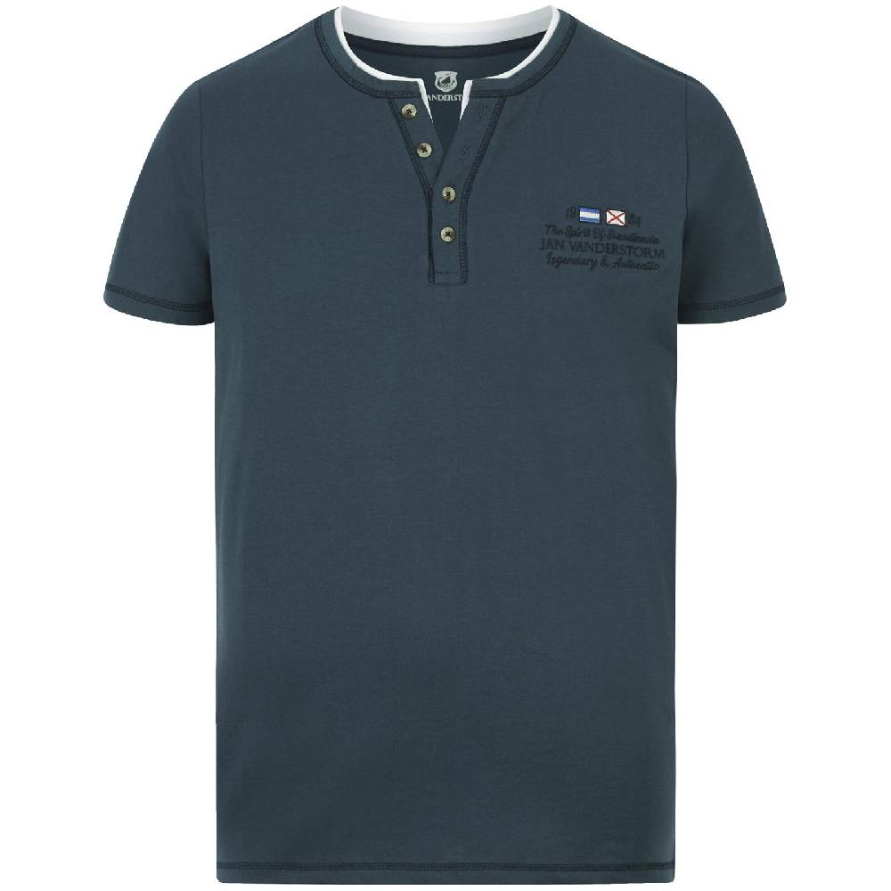 Jan Vanderstorm T-Shirt HAFTOR petrol