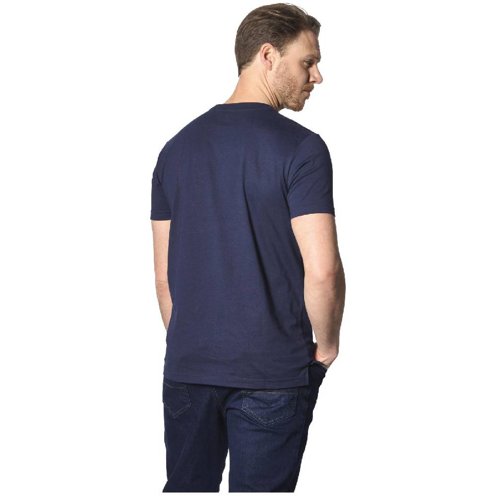 Jan Vanderstorm T-Shirt HAKSE Dunkelblau