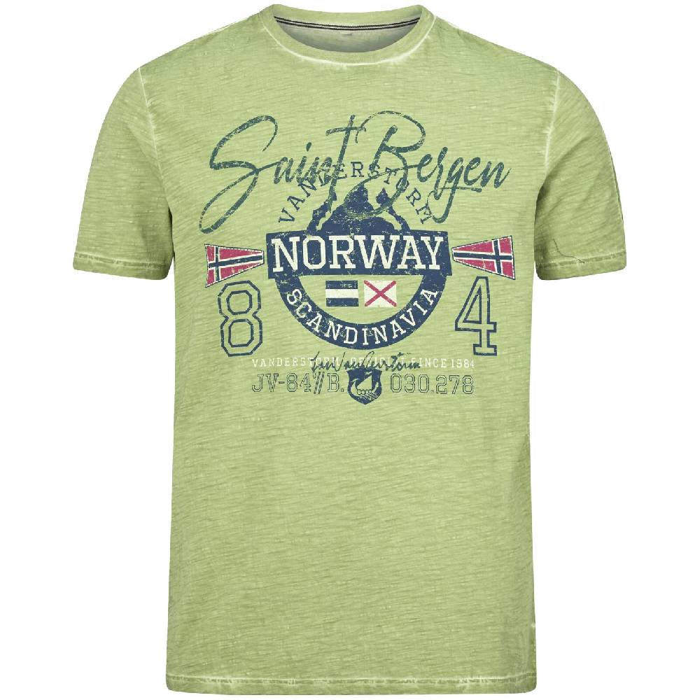 Jan Vanderstorm T-Shirt HELGO grün