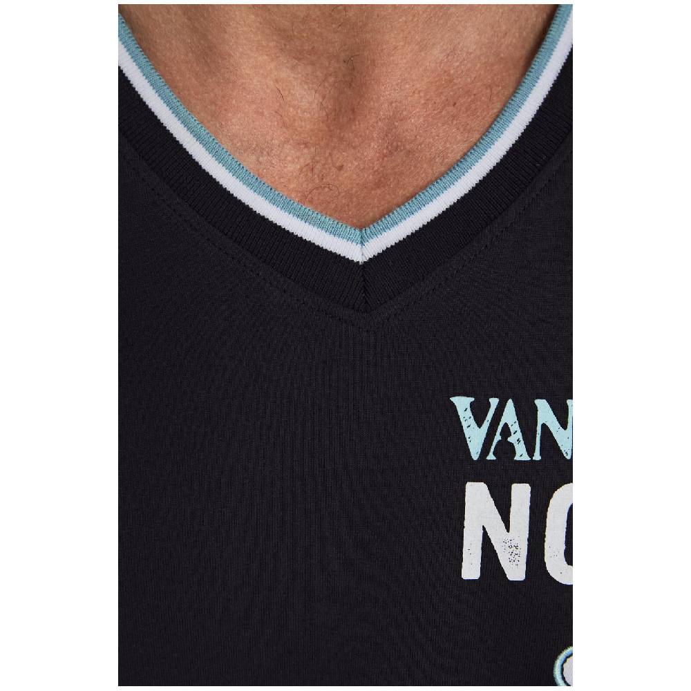 Jan Vanderstorm T-Shirt HELLAUG Schwarz