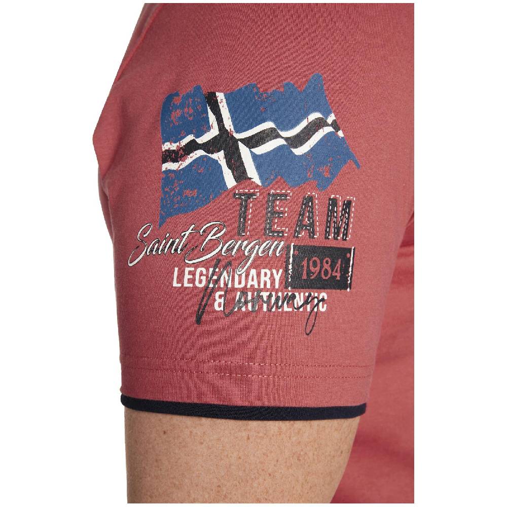 Jan Vanderstorm T-Shirt HINDERK Rosa