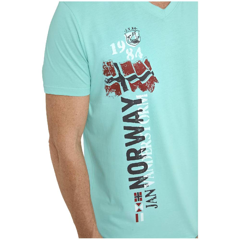 Jan Vanderstorm T-Shirt IMANUEL Türkis