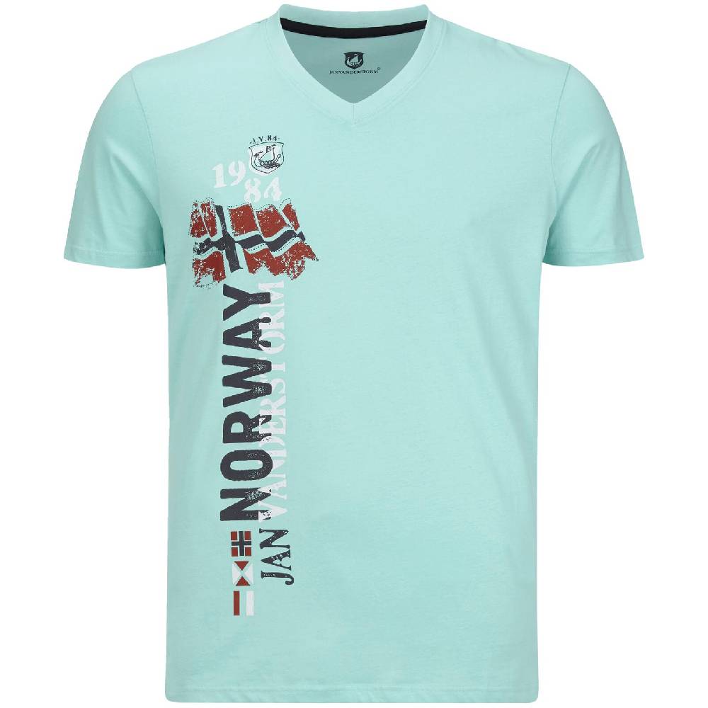 Jan Vanderstorm T-Shirt IMANUEL türkis