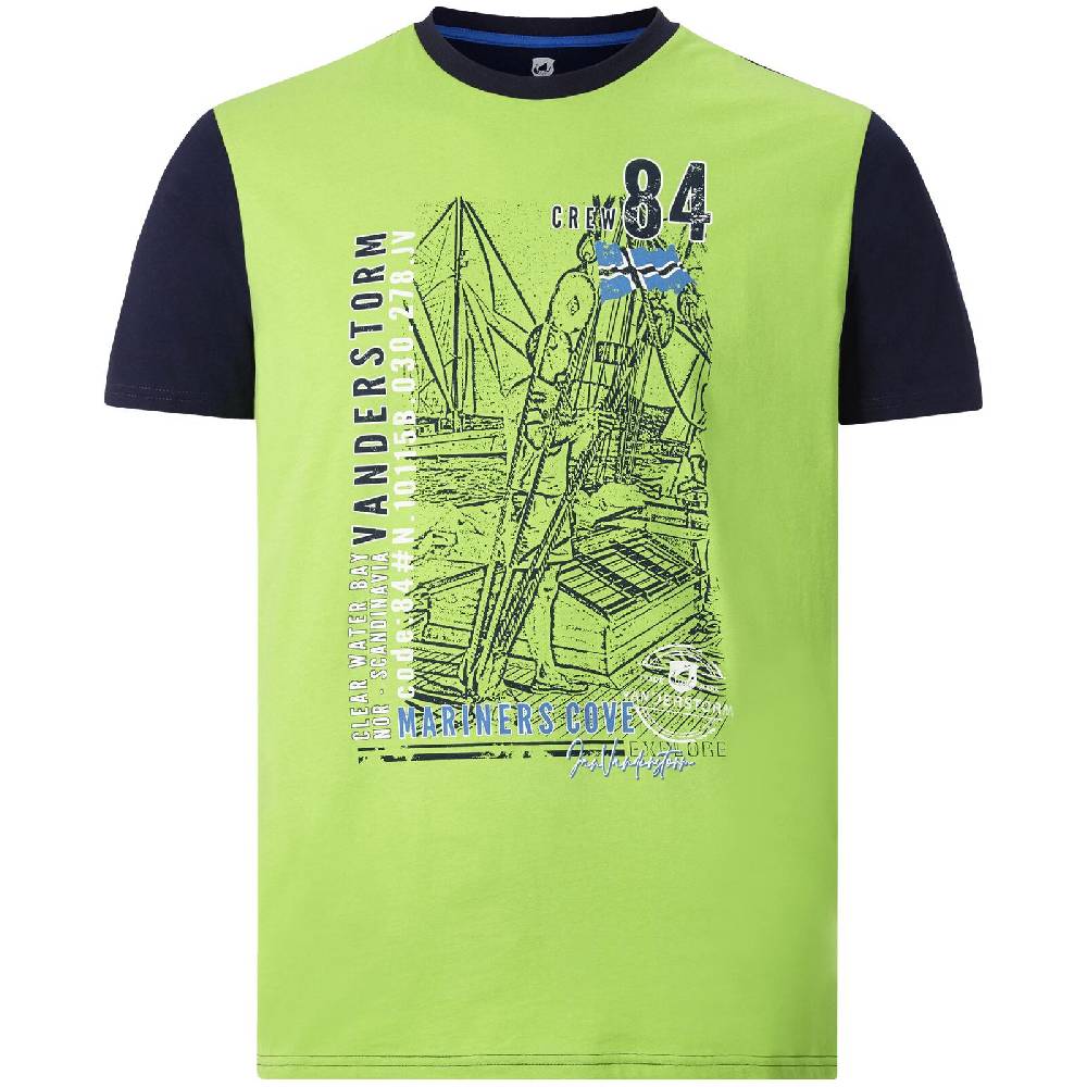 Jan Vanderstorm T-Shirt KASPERI grün