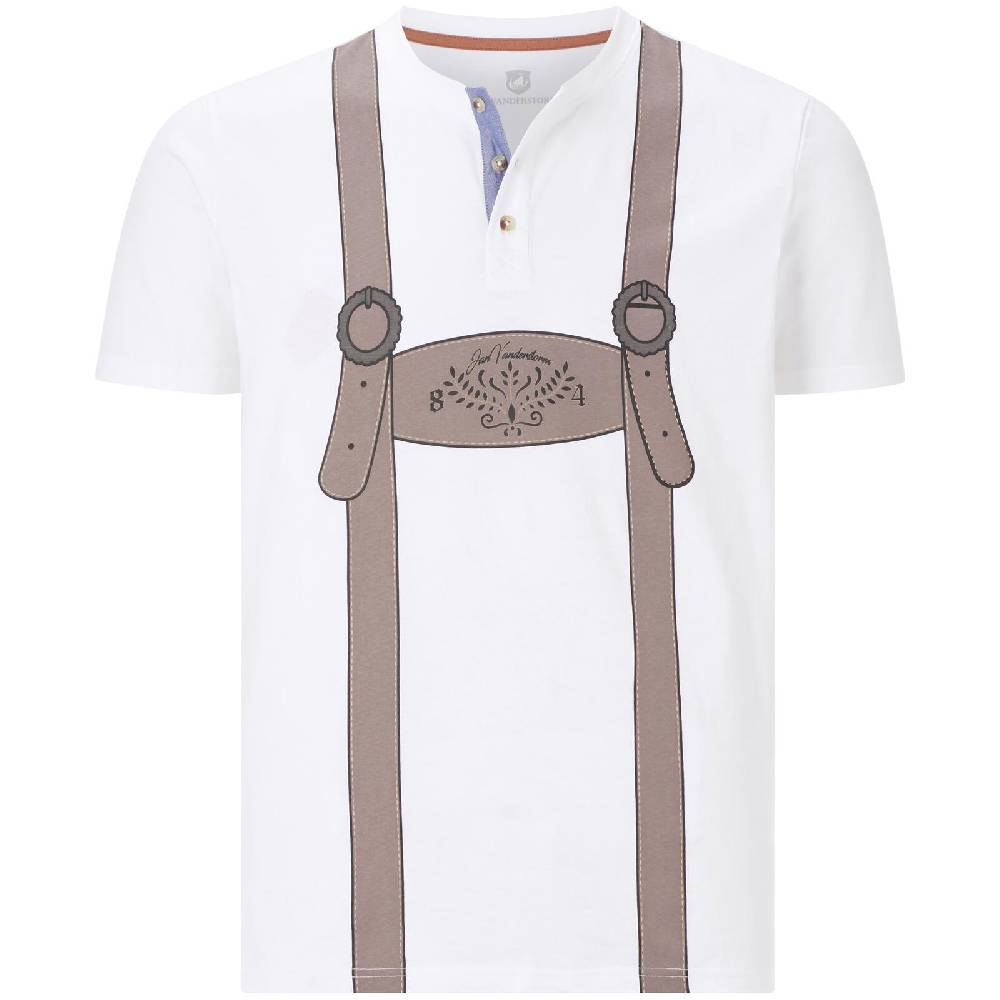 Jan Vanderstorm T-Shirt KELBY weiß